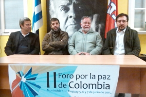 De izquierda a derecha: Eduardo Mernie, Fernando Pereyra, José Bayardi y Javier Calderón