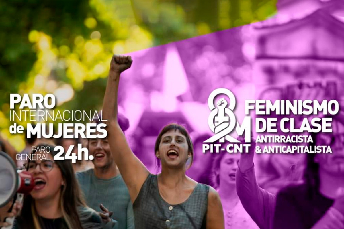PIT-CNT convoca a paro de mujeres el 8M