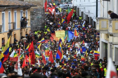 Ecuador: Ministro de Trabajo rechaza que las marchas sean empleadas como plataforma política