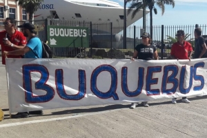 Trabajadores de Buquebus se movilizan este viernes