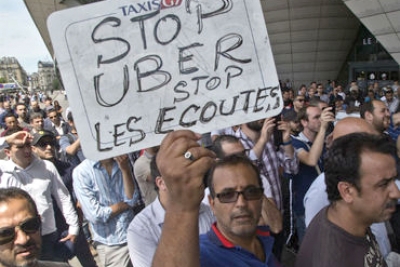 Francia: Protestas contra Uber en París dejan 20 detenidos