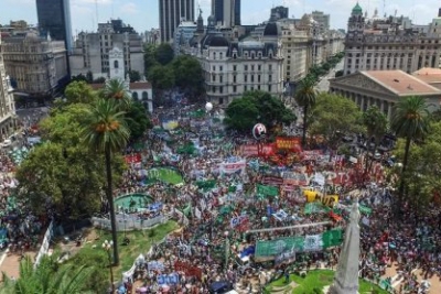 Argentina: Paro y jornada nacional de lucha; cuando las calles dicen NO