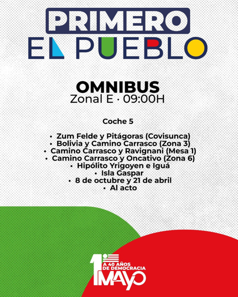 1° de mayo