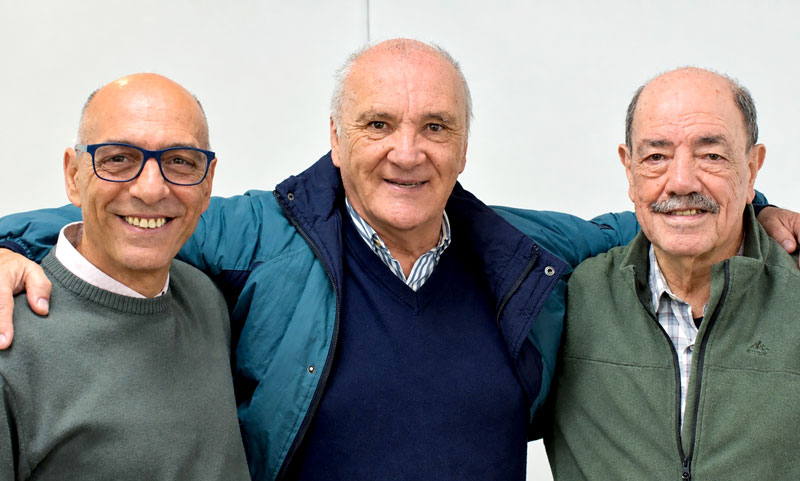 Marcelo Abdala, Richard Read y Daniel Baldassari.